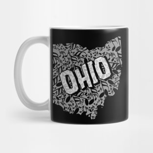 Ohio Music Notes Mug